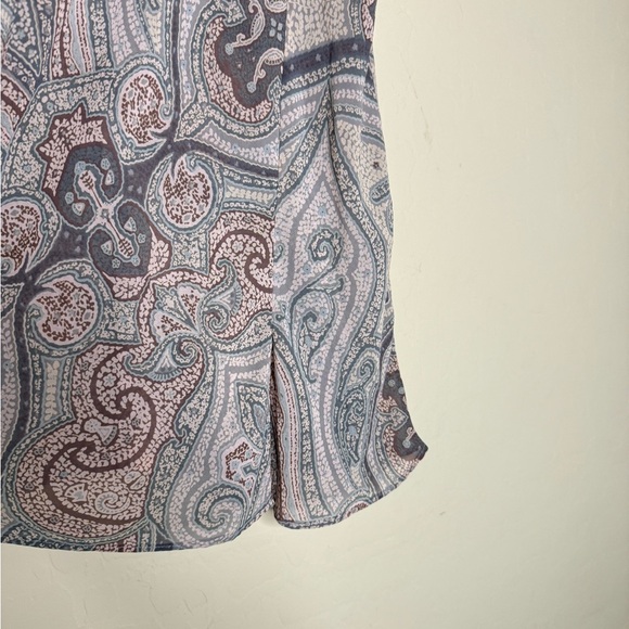 Victoria's Secret Paisley Chiffon Mini Babydoll Slip Dress Lingerie Pink Lace Sm - Picture 3 of 8